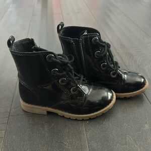 Toddler patent leather boots